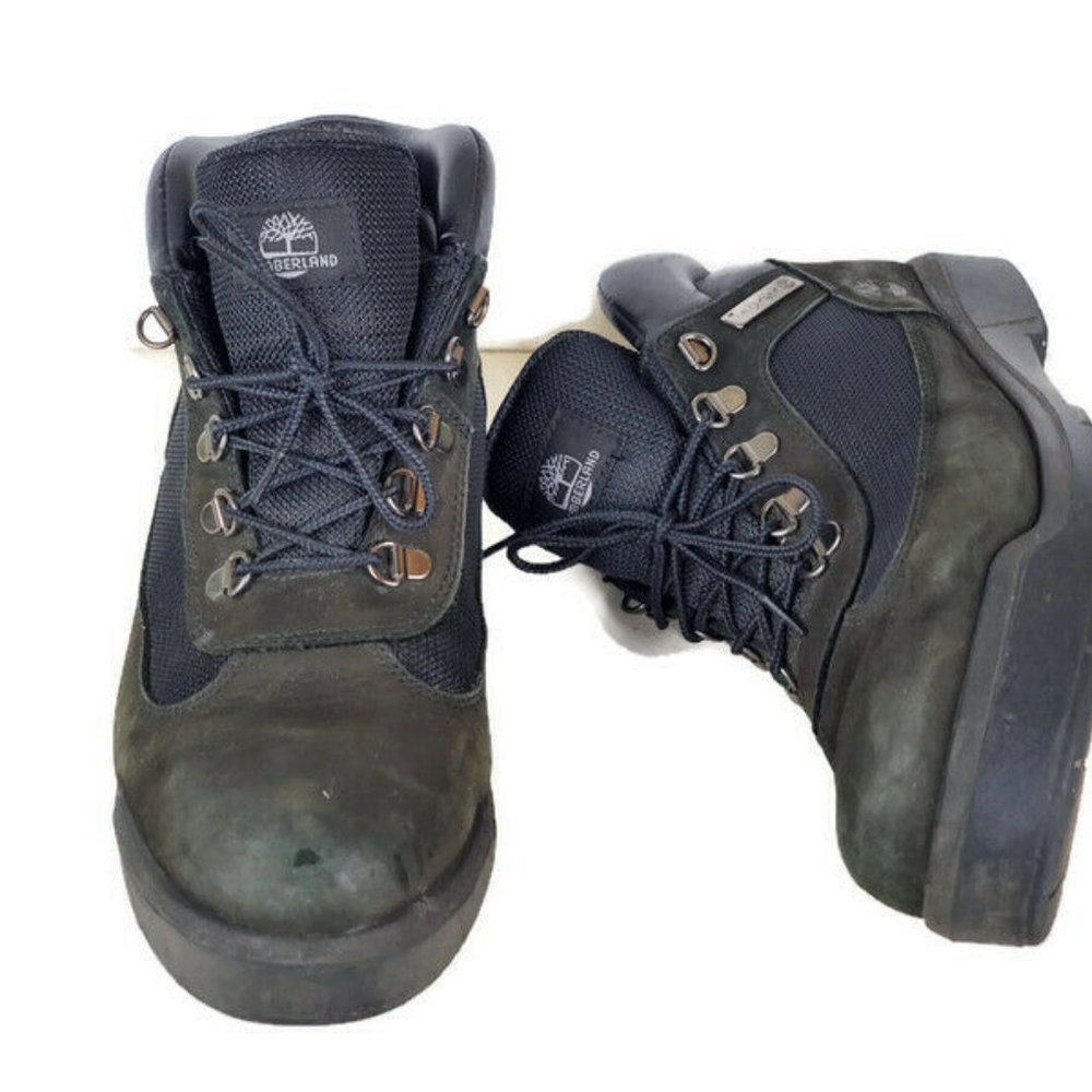 Timberland Men's Mid Hiking Boots Size 10.5 Black